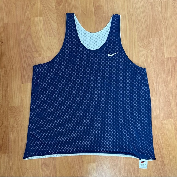 Vintage Nike Men’s Swoosh Logo Reversible Distressed Basketball Jersey Size XL - Picture 1 of 11
